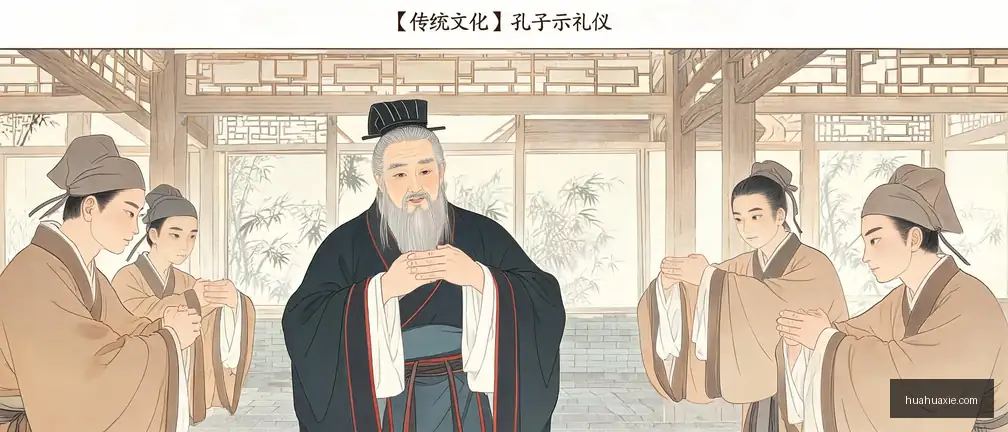 【传统文化】孔子示礼仪